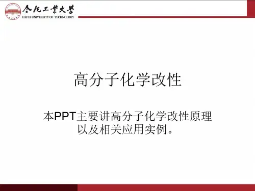 第三章 高分子化学改性