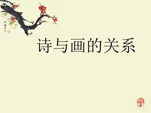 诗歌与画的关系