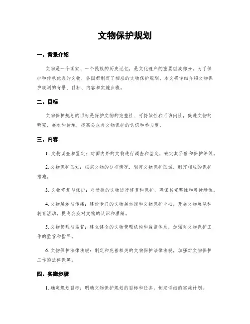 文物保护规划 (2)
