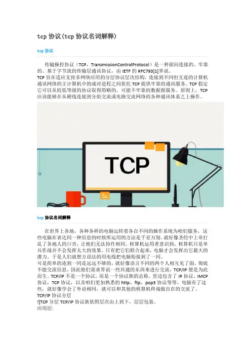 TCP名词解释