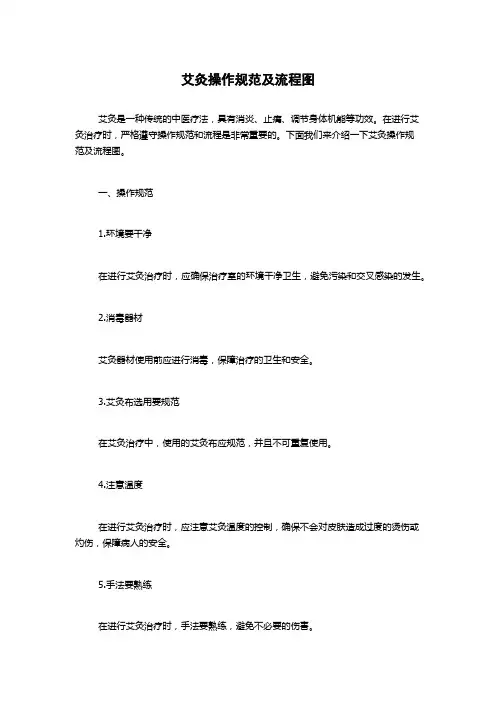 艾灸操作规范及流程图