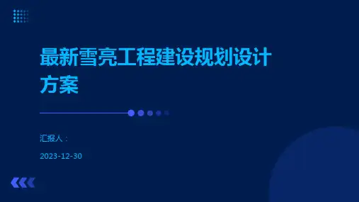 最新雪亮工程建设规划设计方案