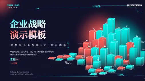 商务风企业战略模板