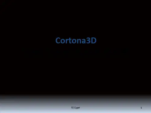 Cortona3D讲解