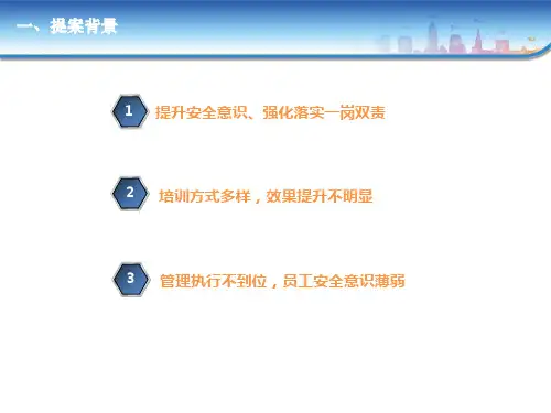 安全创新提案ppt课件
