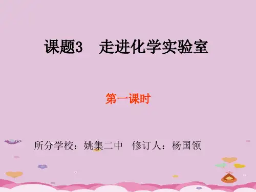 走进化学世界复习PPT课件1(24份打包) 人教版4