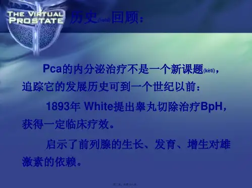 医学专题前列腺癌的全雄阻断