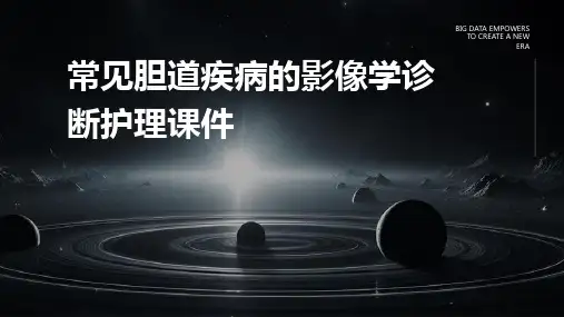常见胆道疾病的影像学诊断护理课件
