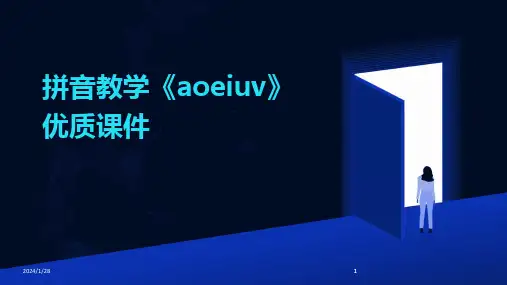 2024版拼音教学《aoeiuv》优质课件