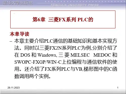三菱FX系列PLC的通信PPT课件