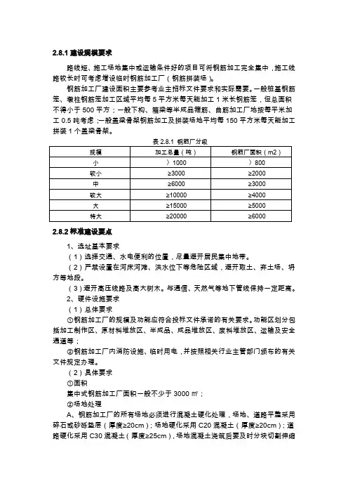 钢筋加工厂标准化建设(2.8)