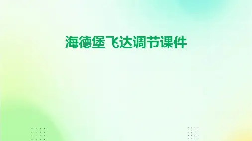 海德堡飞达调节课件