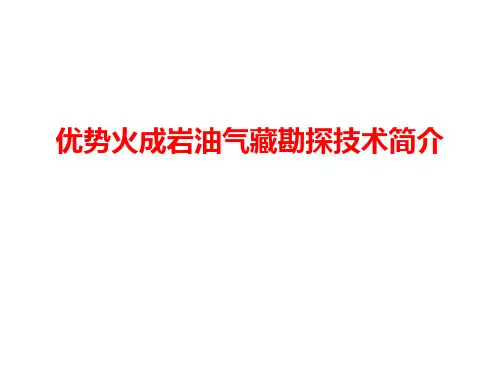 优势火成岩油气藏勘探技术简介