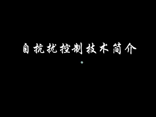 自抗扰控制技术