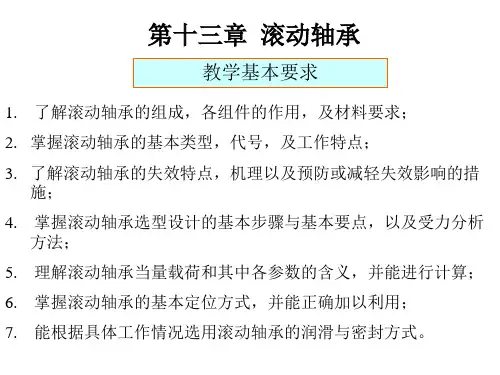 第十三章 滚动轴承