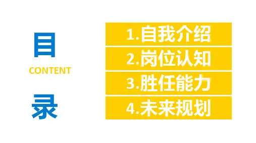 简约创意个人简历自我介绍PPT模板