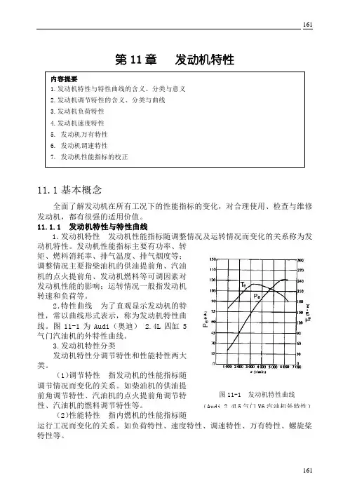 发动机特性曲线