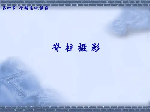 3-4-脊柱x线摄影技术PPT课件