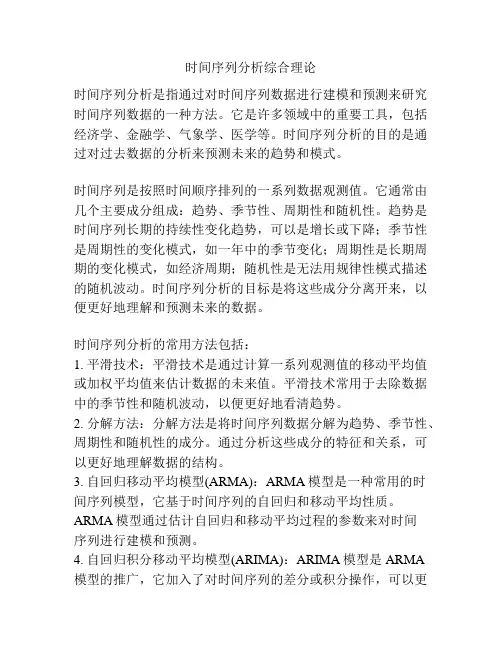 时间序列分析综合理论