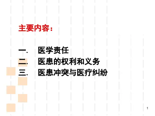 医患的权力与义务ppt课件