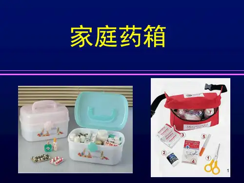 家庭小药箱ppt课件