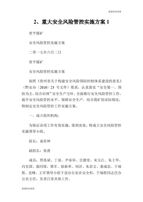 2、重大安全风险管控实施方案.doc