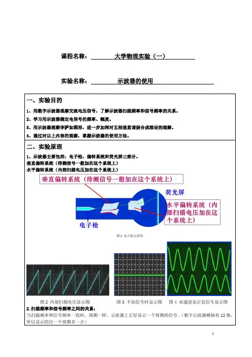 示波器的使用