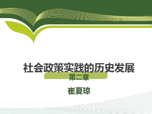 社会政策概论第二章