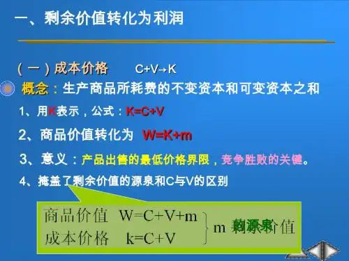 剩余价值的分配