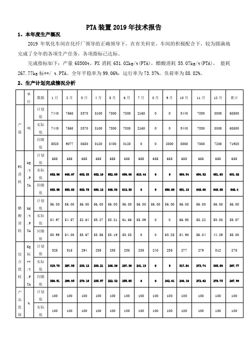 化纤厂2019技术年报.doc