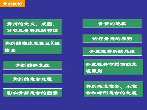 骨折概论1ppt课件-文档资料.ppt