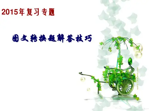 高考语文图文转换题答题技巧(改)