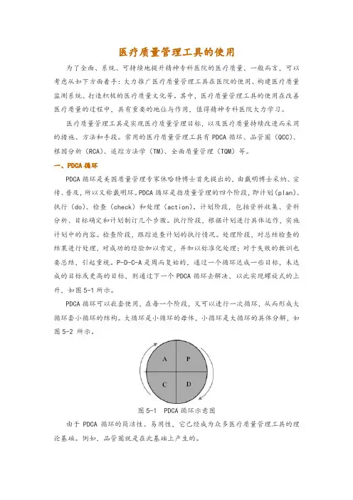 医疗质量管理工具的使用