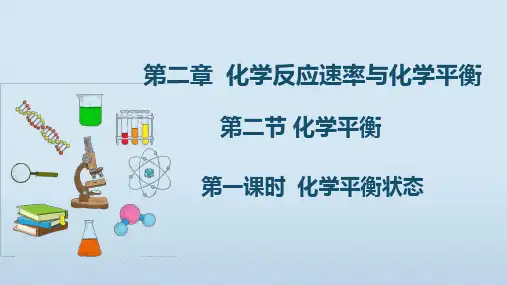 化学人教版(2019)选择性必修1 2.2.1化学平衡状态(共21张ppt)