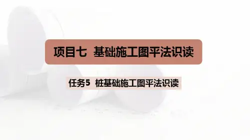 桩基础构造施工图表示方法