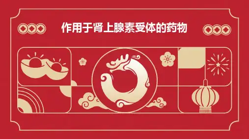 作用于肾上腺素受体的药物
