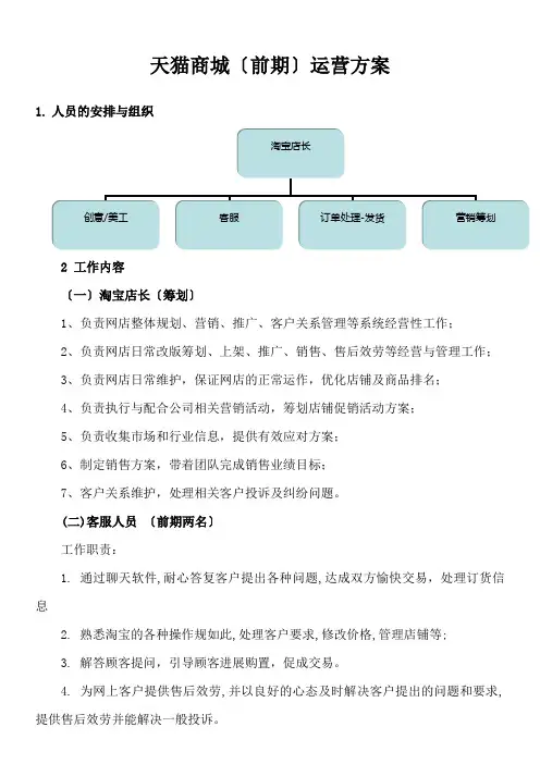 天猫商城最新高级运营方案