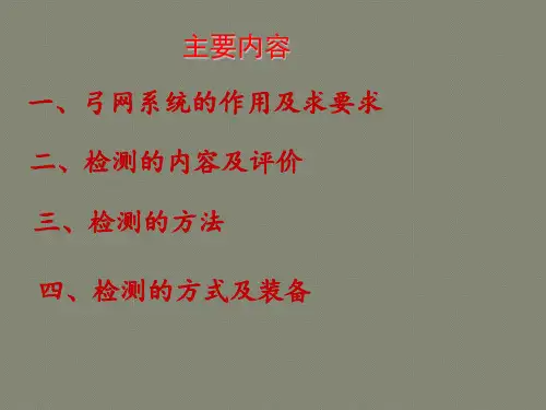 弓网检测技术及检测方法