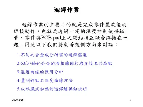SMT回流焊工艺操作培训.ppt