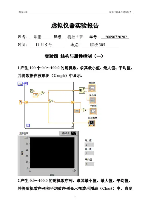虚拟仪器实验四与五