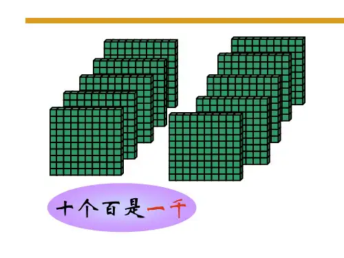 万以内数的认识PPT课件