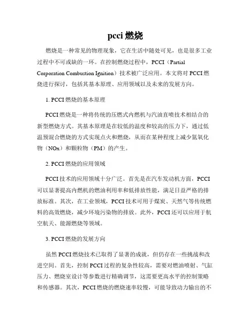 pcci燃烧