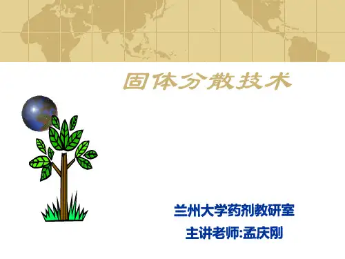 固体分散技术