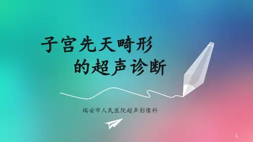 子宫畸形的超声诊断 ppt课件