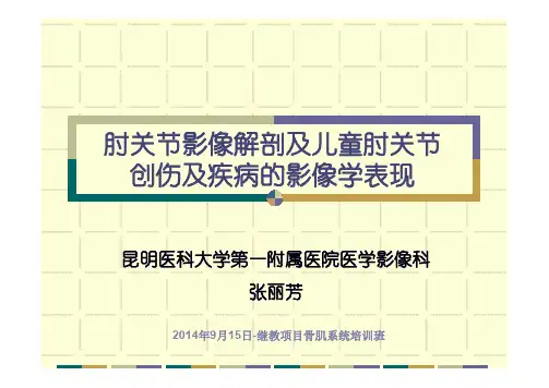 肘关节影像解剖及儿童肘关节创伤及疾病的影像学表现-20140915