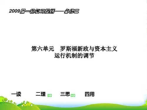 高中历史第六单元复习课件人教必修2