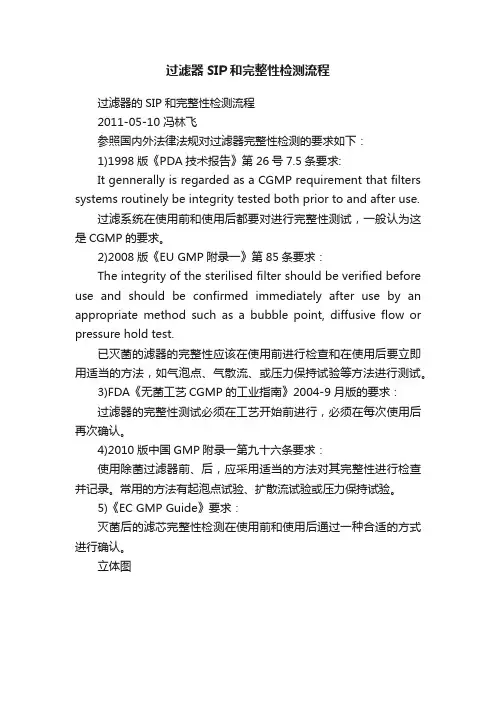 过滤器SIP和完整性检测流程