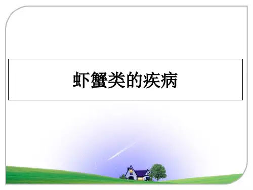 虾蟹类的疾病