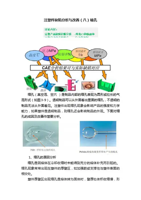 注塑件缺陷分析与改善（八）缩孔