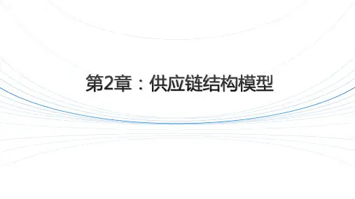 供应链管理-2.2供应链结构模型